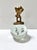 1980s Vintage Gold-Tone Cherub on Bubble Glass Orb Paperweight For Sale - Image 5 of 9