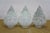 Glass Antique French Empire Frosted Glass Flambe Flame Torch Lamp Chandelier Shades - Set of 3 For Sale - Image 7 of 15