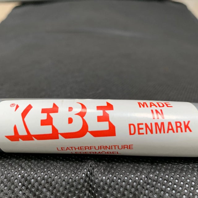 Postmodern Kebe Leather Convertible Lounge or Armchair, Denmark For Sale - Image 10 of 11