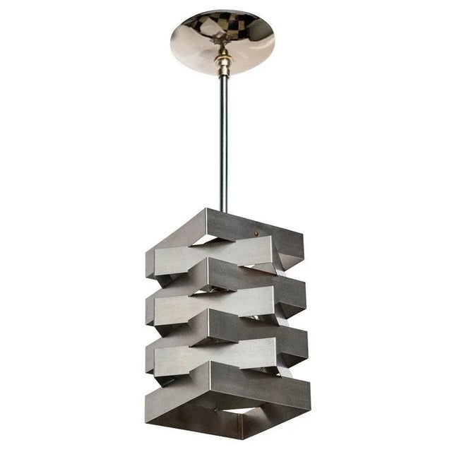 Mid-Century Modern Mid-century Geometric Pendant by Niels Esmann and Hans C. Jensen For Sale - Image 3 of 3