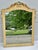 Vintage (1950's) Wall Mirror has a Venetian Style. The Frame is Wood. Carved & Painted. Distressed Finish, Rectangular...