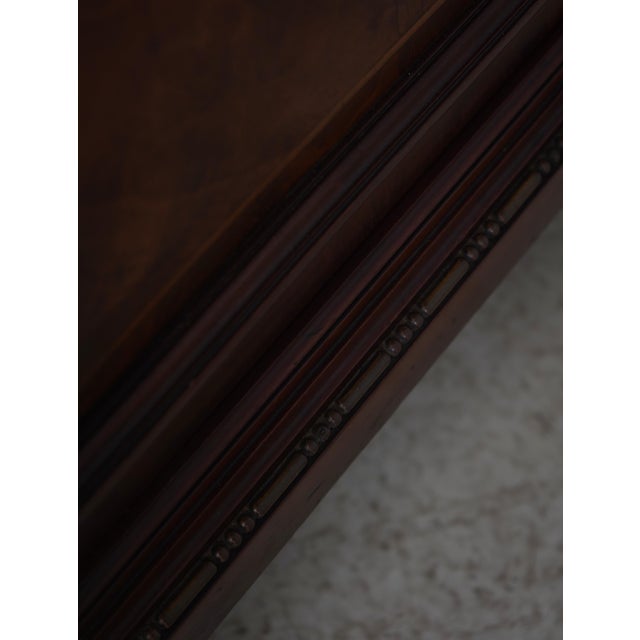 Antique French Louis XVI Marble Top Inlaid Mahogany Sideboard For Sale - Image 12 of 18