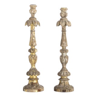 18th Century Queen Maria I Collection Candlesticks, Set of 2 For Sale
