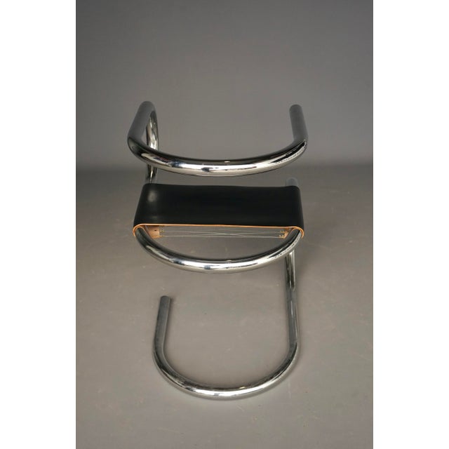 Tubular Side Chair by Wim van den Bergh, 1980s For Sale - Image 6 of 14
