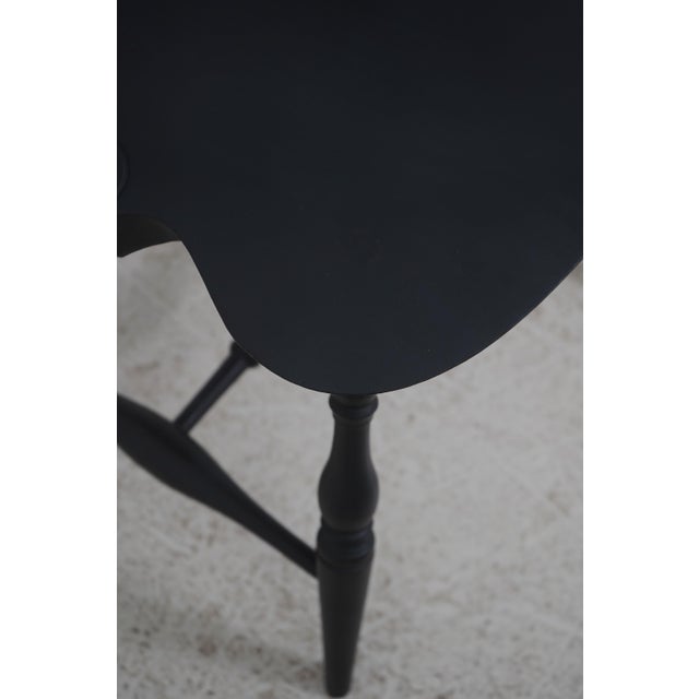 Set of 6 Black Sue Dick Windsor Dining Room Chairs For Sale - Image 14 of 18