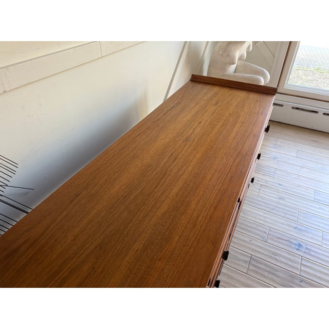 1960s 1960s Refinished Mid Century Modern Walnut Dresser For Sale - Image 5 of 10