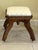 Late 19th Century Antique, Oak With Spoon-Carvings, Victorian-Era or Eastlake Style Foot/Vanity Stool, Cabriole Legs, Centralized Drop-Pendant Under Seat, Circa 1890’s For Sale - Image 5 of 10
