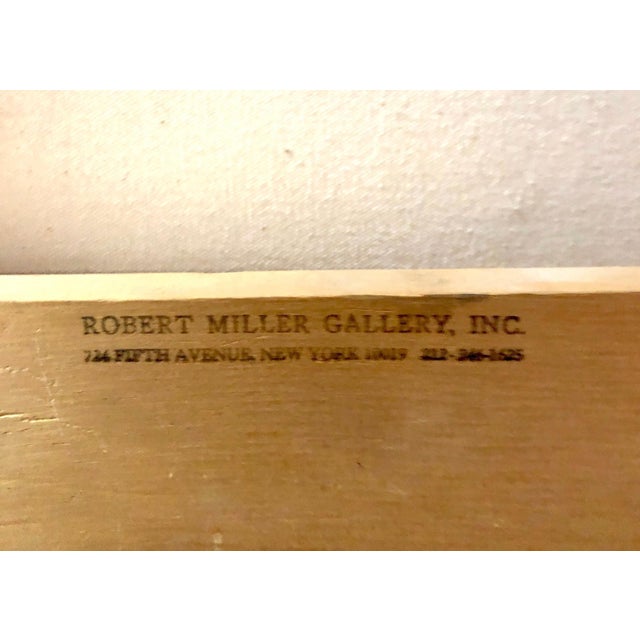 Textile Louisa Chase, Large Oil Painting Louisa Chase Grotto Floral Garden Abstract Neo Expressionist, 1981 For Sale - Image 7 of 13