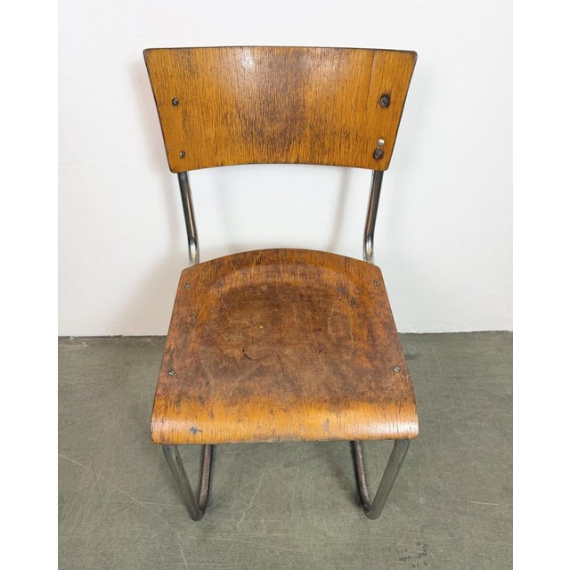 Mid-Century Modern Vintage Workshop Chair, 1960s For Sale - Image 3 of 18