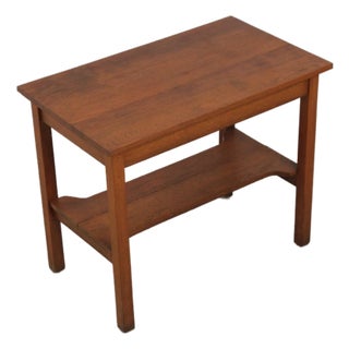Stickley Antique Oak Library Table For Sale