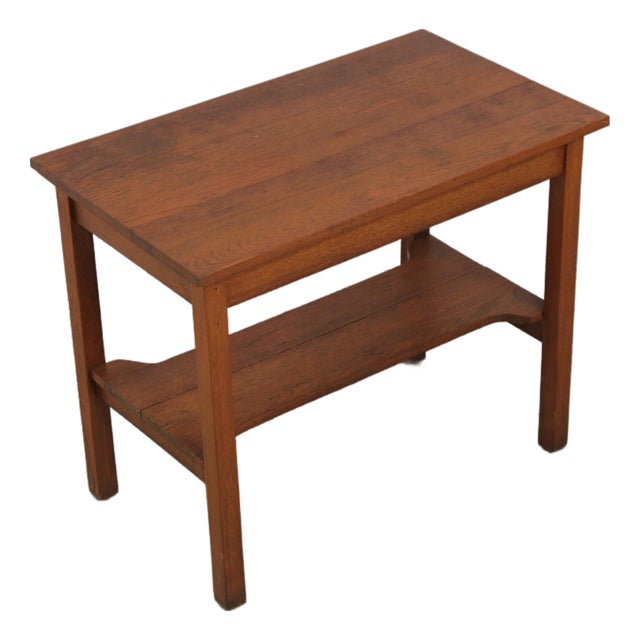 Stickley Antique Oak Library Table For Sale
