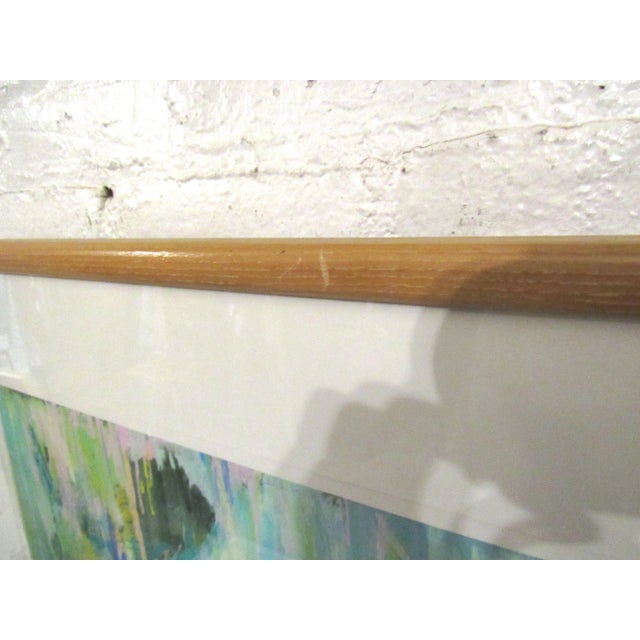 Framed Print of Abstract Underwater Seascape Painting by Unknown Artist For Sale In New York - Image 6 of 7