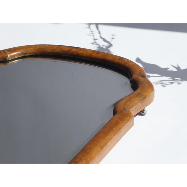 Dutch Arched Walnut Wall Mirror For Sale - Image 4 of 12