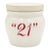 Vintage the 21 Club Nyc Restaurant Condiment Sauce Jar For Sale
