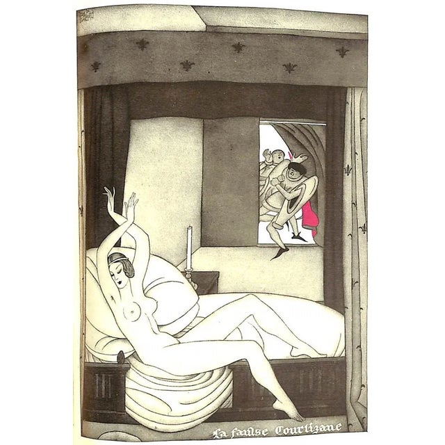 "Droll Stories - Volumes I & Ii" 1928 De Balzac, Honore For Sale - Image 11 of 14