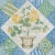 Rustic Sample - Schumacher Caldwell Patchwork Chintz Fabric in Yellow & Cornflower For Sale - Image 3 of 5
