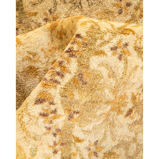 Textile Mogul, One-of-a-Kind Hand-Knotted Runner Rug - Ivory, 3' 0" x 8' 4" For Sale - Image 7 of 8