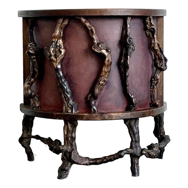 Vintage French Heavy Vine Dry Bar For Sale