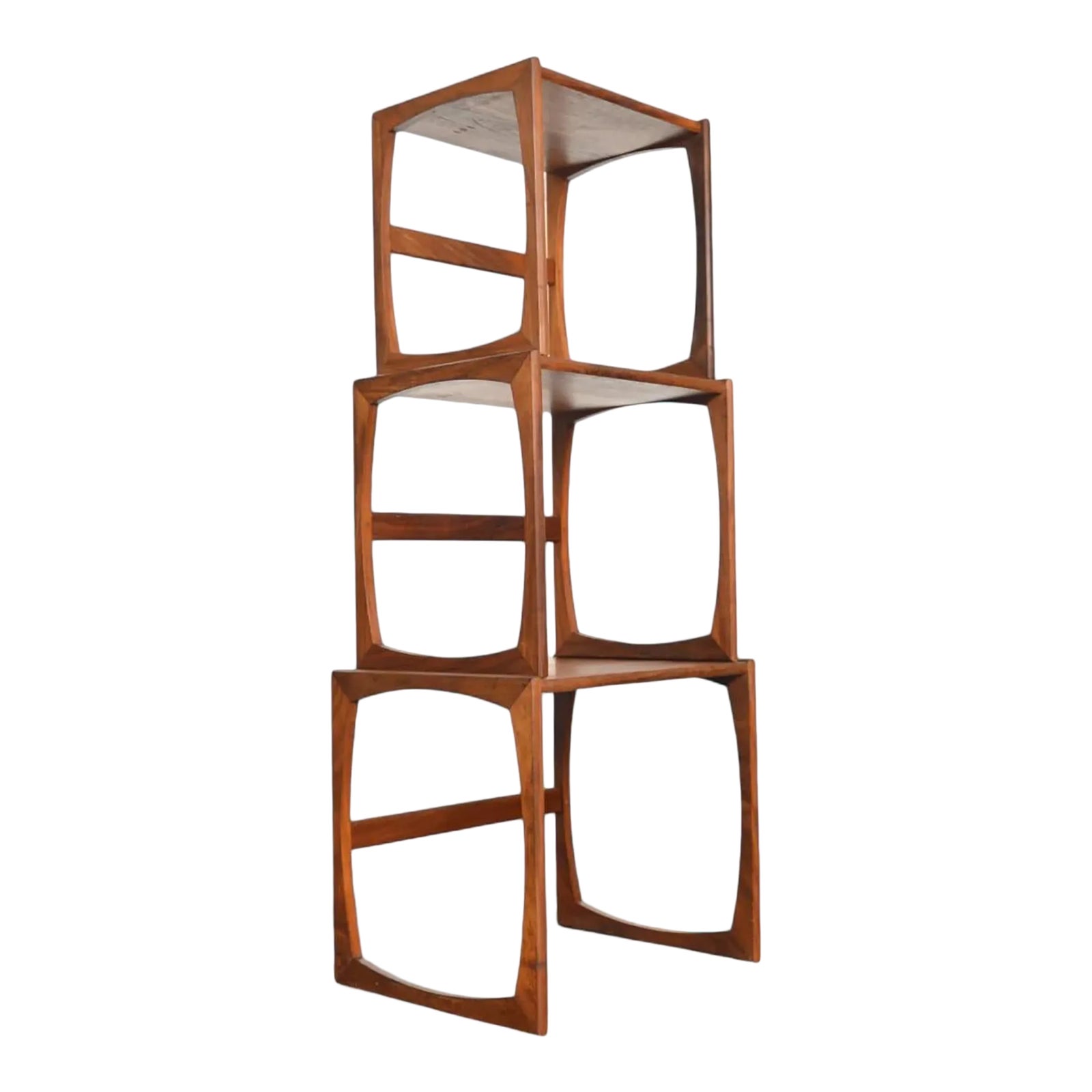Set of 3 G Plan Quadrille Nesting Tables in Teak | Chairish
