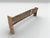 Beige Primitive Rustic Farmhouse Reclaimed Barnwood Pew Bench 78 In. For Sale - Image 8 of 17