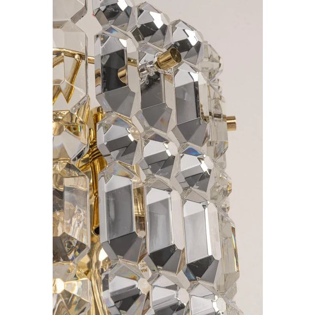 1970s Crystal Sconces from Kinkeldey, Germany, 1970s, Set of 2 For Sale - Image 5 of 10
