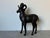 Vintage Leather Wrapped Ram Sculpture/ Sold For Sale - Image 4 of 11