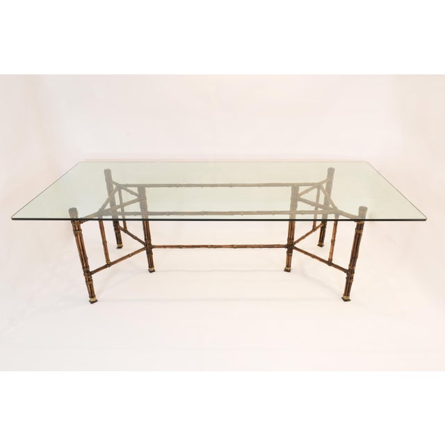 Large Bamboo Table from McGuire, USA, 1970s For Sale - Image 11 of 11