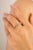 Natural Green Sapphire Minimal Gold Stacking Ring Size 5 For Sale In New York - Image 6 of 11