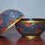 Wood Carved Lacquer Round Trinket Box With Polychrome Floral Scroll Relief, Chinoiserie Decor For Sale - Image 7 of 9