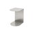 C Shaped Side Table in Stainless Steel by Veliento For Sale - Image 6 of 10