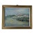 Vintage European Impressionist River Cityscape Oil Painting on Canvas – Framed For Sale
