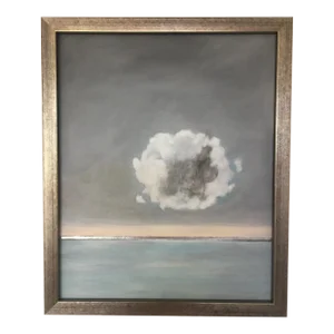 White Cloud With Grey Sky