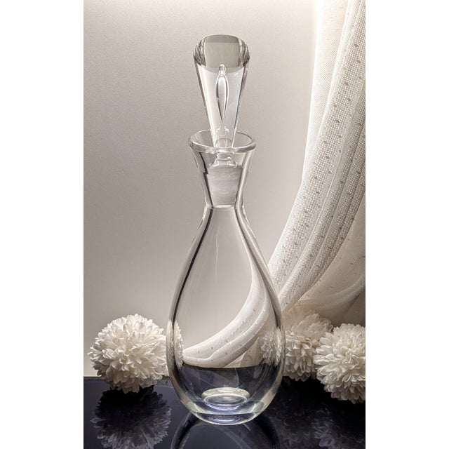 Mid-Century Modern Steuben Crystal Cordial Decanter Donald Pollard Design, 1953 For Sale - Image 3 of 10