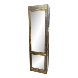 Vintage Rare Brass Vitrine Display Cabinet by Mastercraft