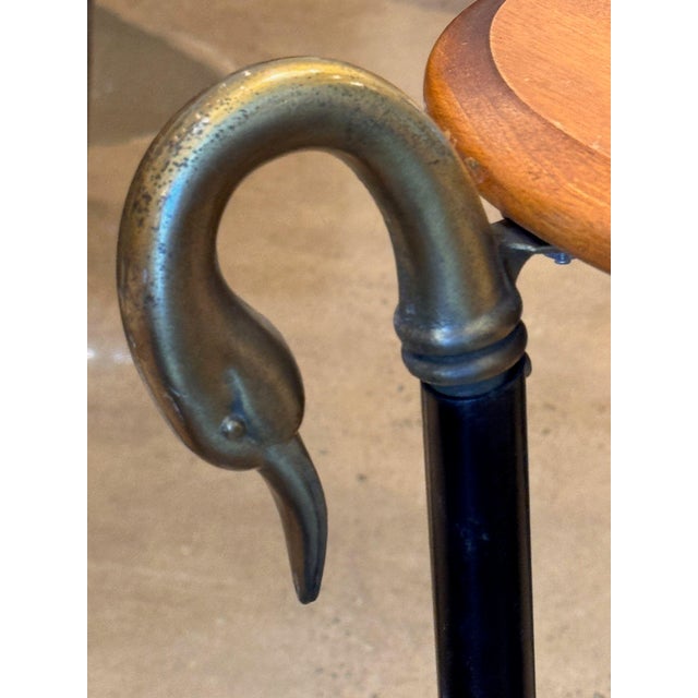 Black Swan Head Plant Stand For Sale - Image 8 of 8