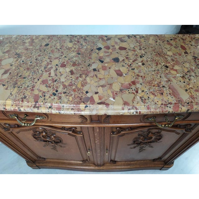 Louis XV Buffet by Mercier Chêne, 1890s For Sale - Image 15 of 18