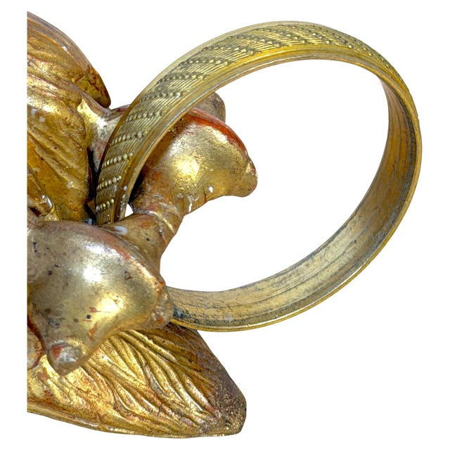Mid 19th Century 19th C. French Giltwood, Ormolu Swan Bed Corona, Circle Desmalter/ Krieger For Sale - Image 5 of 18