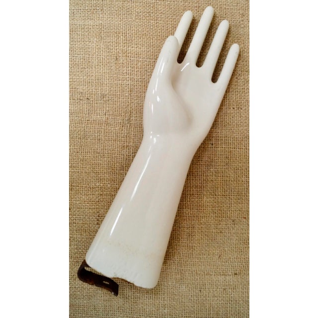 English porcelain mould for the making of latex gloves. Made from the best ceramics, they were immersed in vats of...