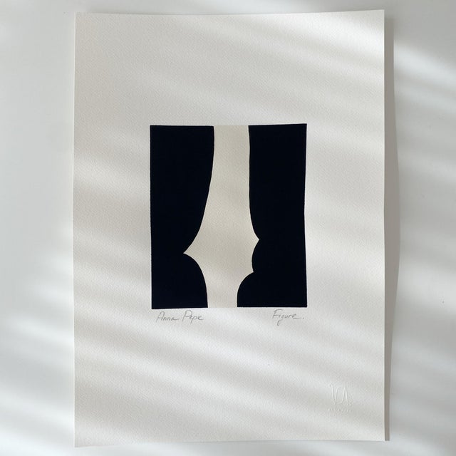 Original Gouache Painting "Figure 01" For Sale - Image 4 of 6