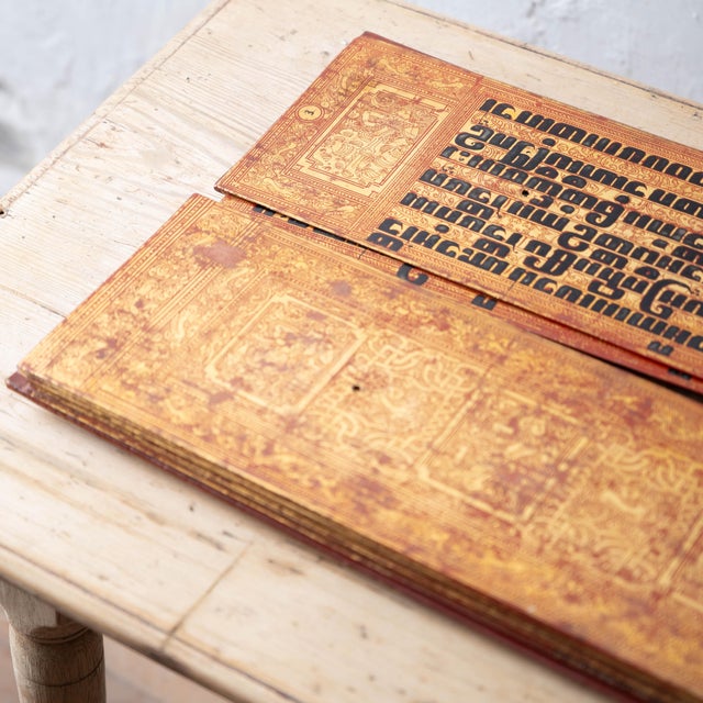 Burmese Kammavaca Lacquer Manuscript, c.1880 For Sale - Image 11 of 12