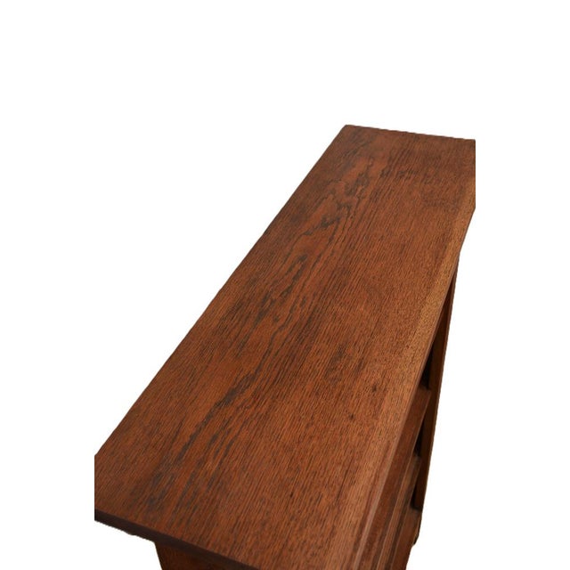 Arts and Crafts Oak Open Bookcase, 1900 For Sale - Image 4 of 16