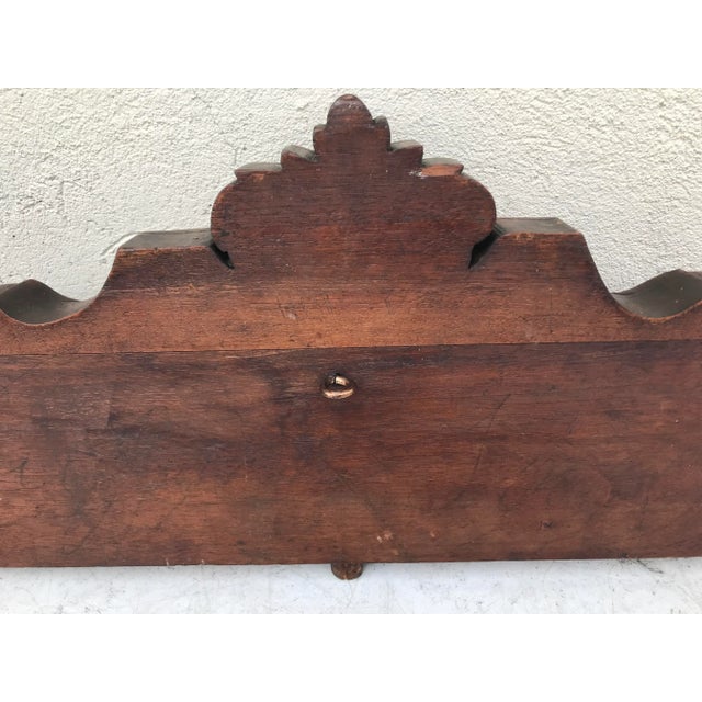 Historic Walnut Pediment For Sale - Image 12 of 18