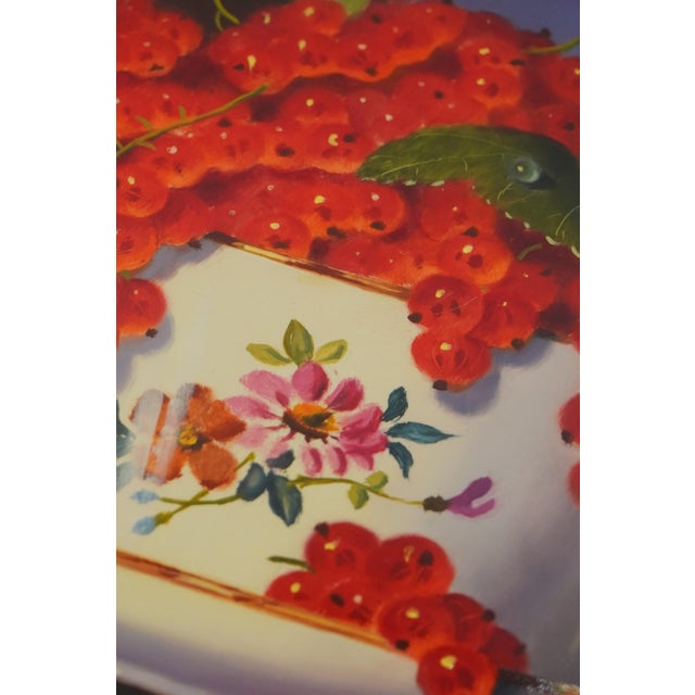Paint p.devaud Oil on Canvas Still Life Painting Art - Signed For Sale - Image 7 of 12