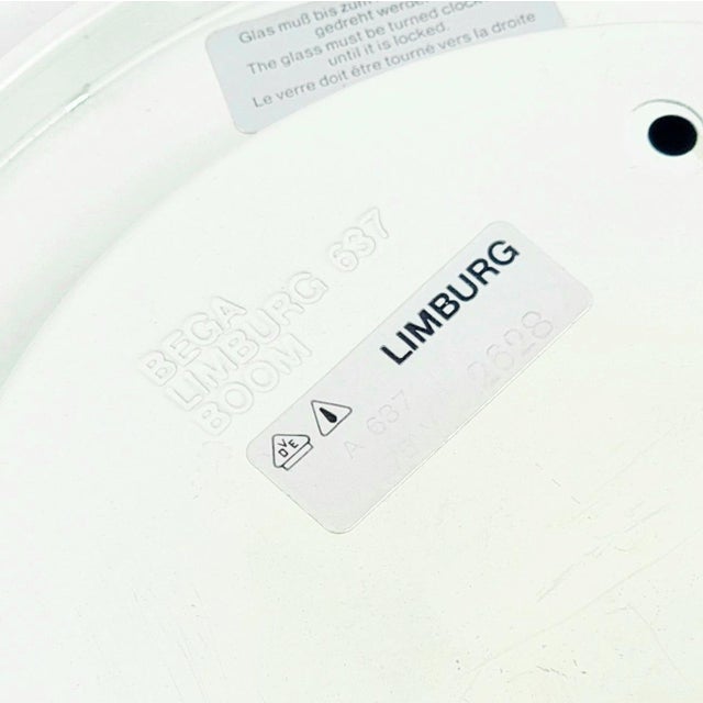 1 of 3 Mid-Century Bubble Glass Flush Mount/Ceiling Light by Helena Tynell for Limburg, Germany, 1960s For Sale - Image 10 of 10