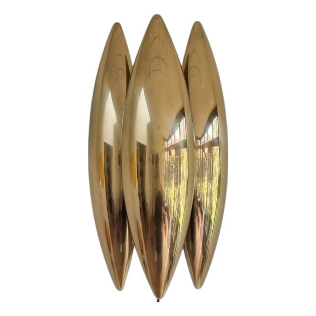 Kastor Wall Lamp in Brass by Jo Hammerborg for Fog & Mørup, 1960s For Sale