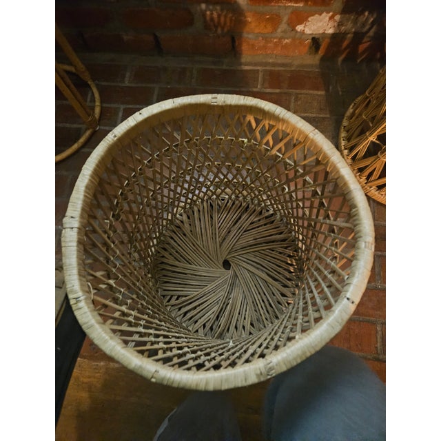 Vintage Boho Chic Plant Stand/Accent Table For Sale - Image 6 of 9