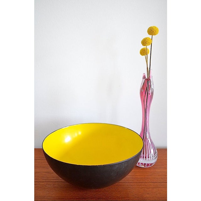 Enamelled Steel Bowl by Herbert Krenchel for Torben Ørskov, 1950s For Sale - Image 4 of 6