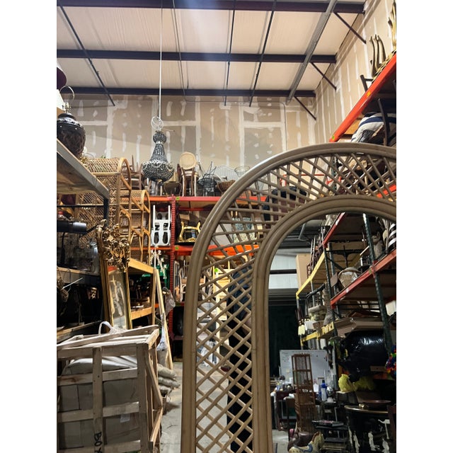 Great vintage bamboo style mirror for your bedroom or hallway. Perfect for the interior designer