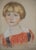 Jean-Gabriel Domergue (1889-1962) Young girl with a boyish haircut Original pastel drawing Signed lower right On vellum 31...