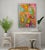 Modern Pink Abstract Expressionist Painting by Kammy For Sale - Image 13 of 13